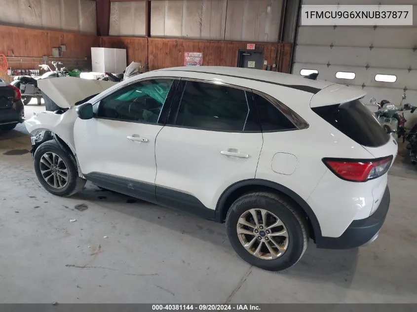 2022 Ford Escape Se VIN: 1FMCU9G6XNUB37877 Lot: 40381144