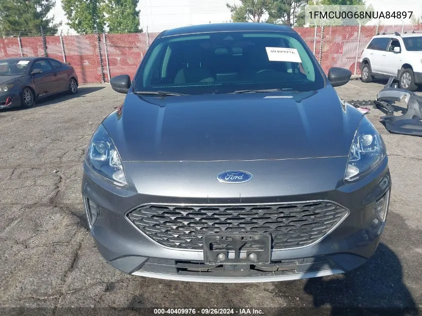 2022 Ford Escape Se VIN: 1FMCU0G68NUA84897 Lot: 40409976