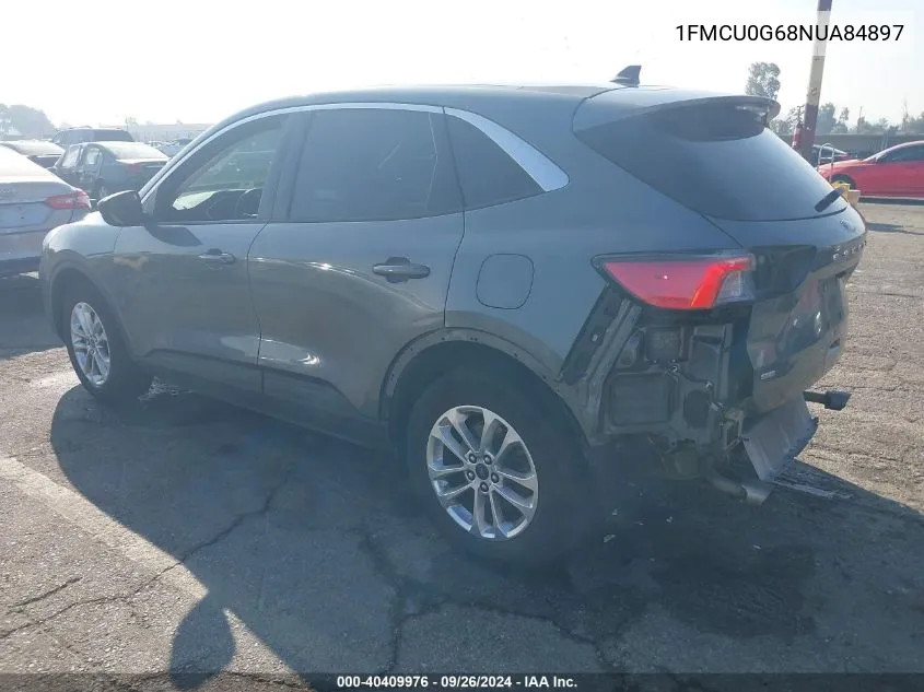 2022 Ford Escape Se VIN: 1FMCU0G68NUA84897 Lot: 40409976