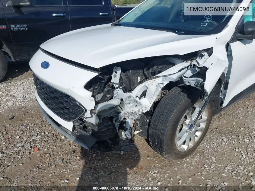 2022 Ford Escape Se VIN: 1FMCU0G68NUA46098 Lot: 40605078