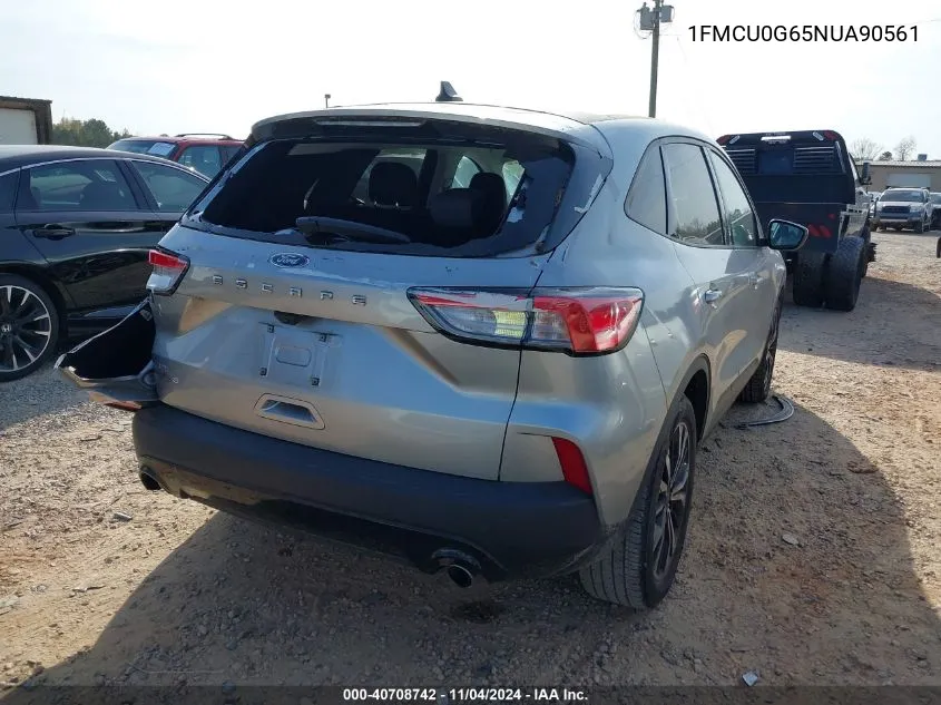 2022 Ford Escape Se VIN: 1FMCU0G65NUA90561 Lot: 40708742