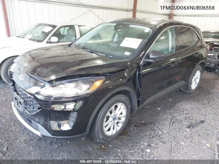 2022 Ford Escape Se VIN: 1FMCU0G6XNUB06558 Lot: 40715209