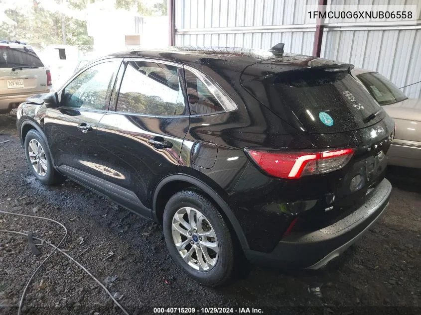 2022 Ford Escape Se VIN: 1FMCU0G6XNUB06558 Lot: 40715209