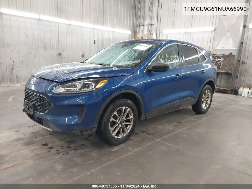 2022 Ford Escape Se VIN: 1FMCU9G61NUA66990 Lot: 40757555