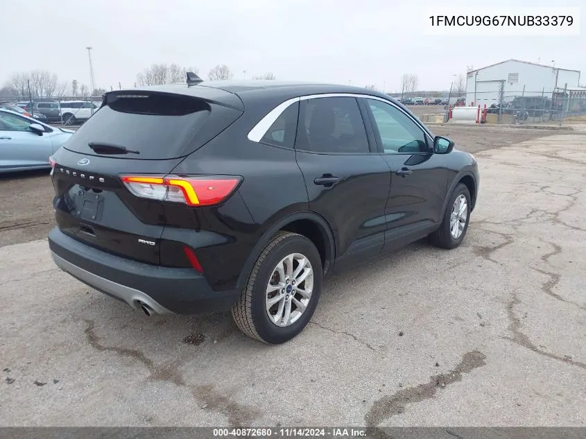 2022 Ford Escape Se VIN: 1FMCU9G67NUB33379 Lot: 40872680