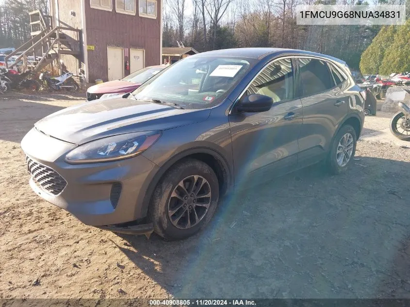 2022 Ford Escape Se VIN: 1FMCU9G68NUA34831 Lot: 40908805