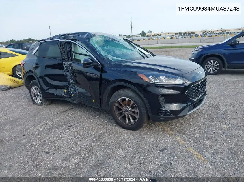 2023 Ford Escape Se VIN: 1FMCU9G84MUA87248 Lot: 40630638