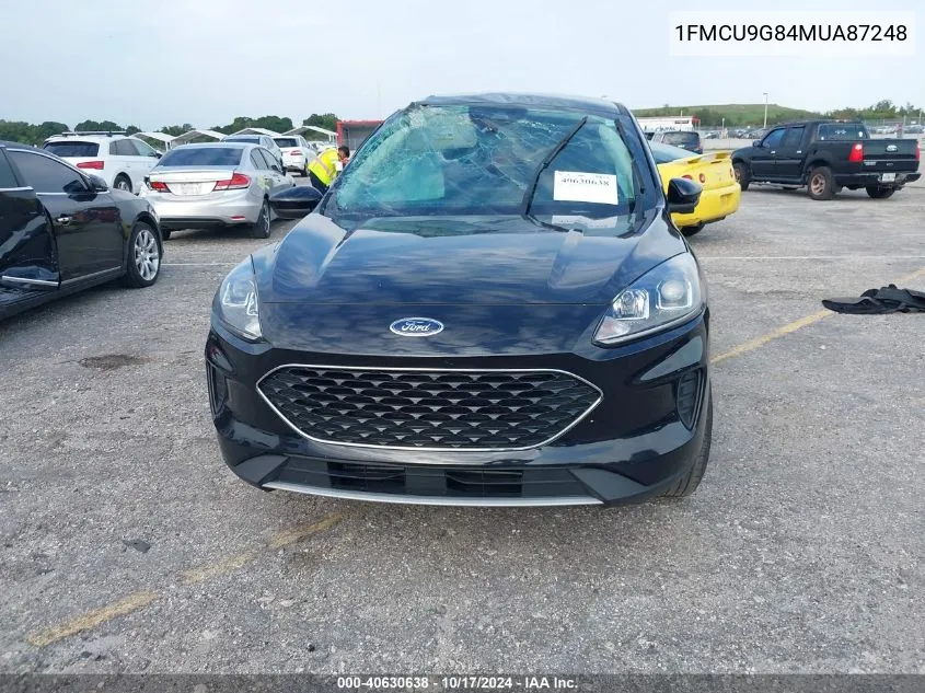 2023 Ford Escape Se VIN: 1FMCU9G84MUA87248 Lot: 40630638