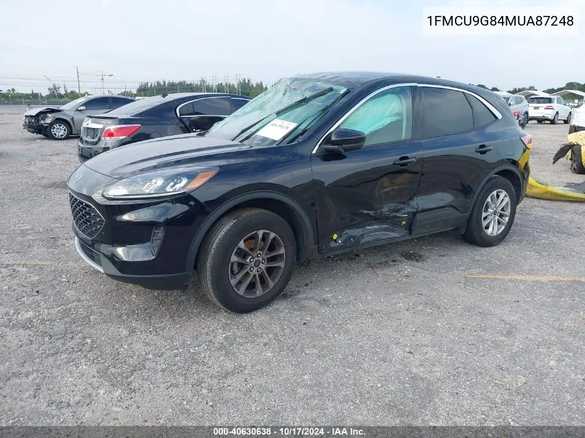 2023 Ford Escape Se VIN: 1FMCU9G84MUA87248 Lot: 40630638