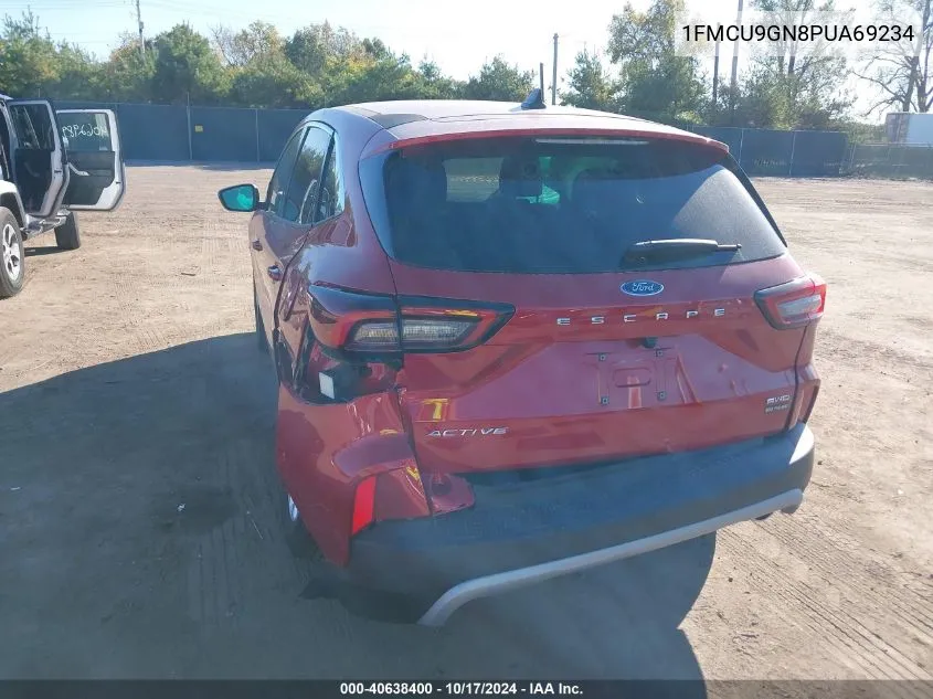 2023 Ford Escape Active VIN: 1FMCU9GN8PUA69234 Lot: 40638400