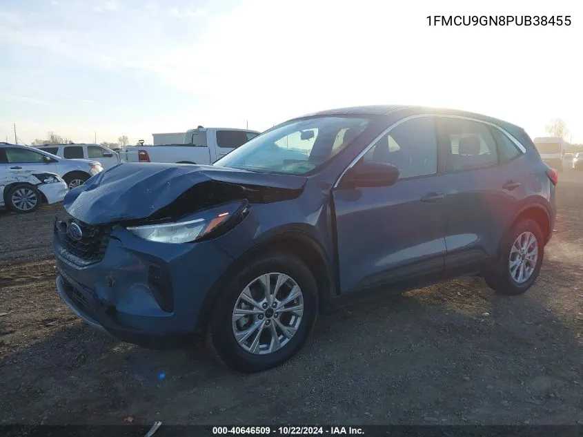 2023 Ford Escape Active VIN: 1FMCU9GN8PUB38455 Lot: 40646509