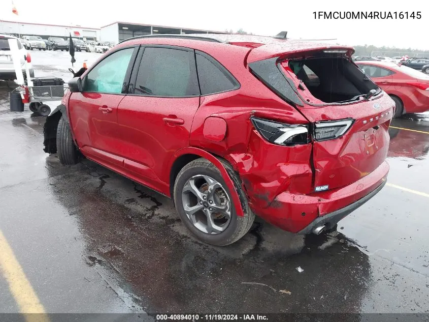 2024 Ford Escape St-Line VIN: 1FMCU0MN4RUA16145 Lot: 40894010