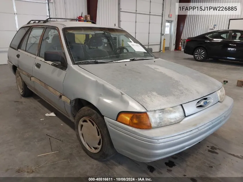 1993 Ford Escort Lx VIN: 1FAPP15J1PW226885 Lot: 40516611