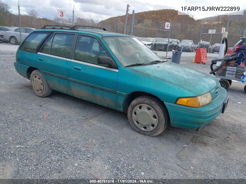 1994 Ford Escort Lx/Sport VIN: 1FARP15J9RW222899 Lot: 40761314