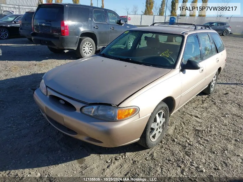 1997 Ford Escort VIN: 1FALP15P7VW389217 Lot: 12135535