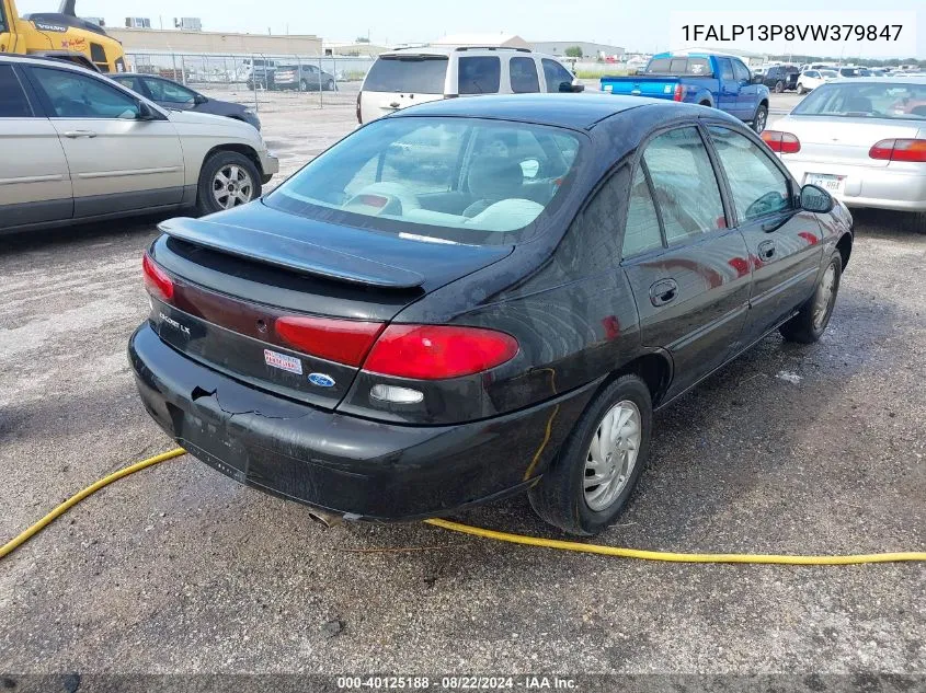 1997 Ford Escort Lx VIN: 1FALP13P8VW379847 Lot: 40125188