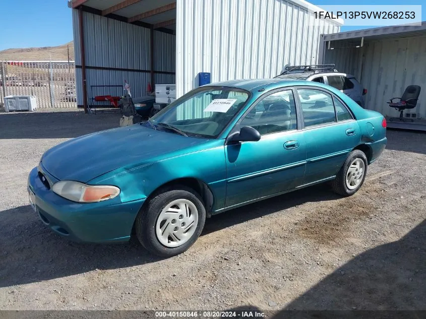 1997 Ford Escort Lx VIN: 1FALP13P5VW268253 Lot: 40150846