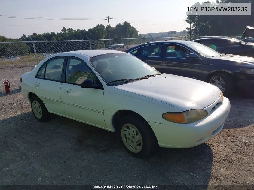 1997 Ford Escort Lx VIN: 1FALP13P5VW203239 Lot: 40184970