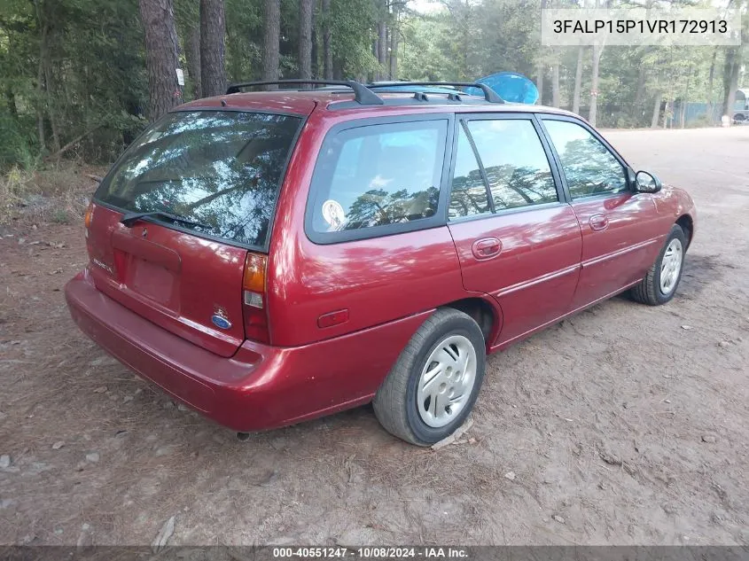 1997 Ford Escort Lx VIN: 3FALP15P1VR172913 Lot: 40551247