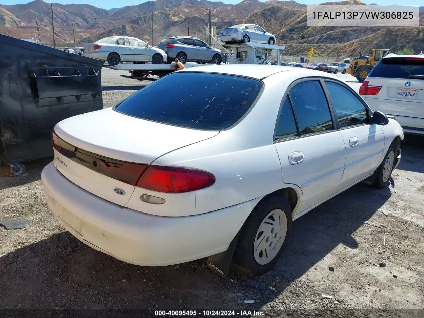 1997 Ford Escort Lx VIN: 1FALP13P7VW306825 Lot: 40695495