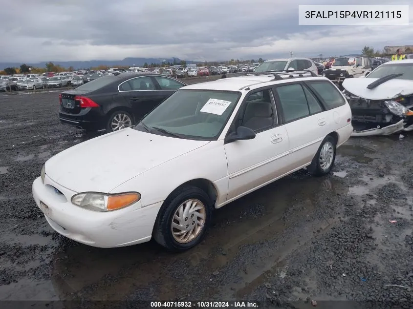 1997 Ford Escort Lx VIN: 3FALP15P4VR121115 Lot: 40715932