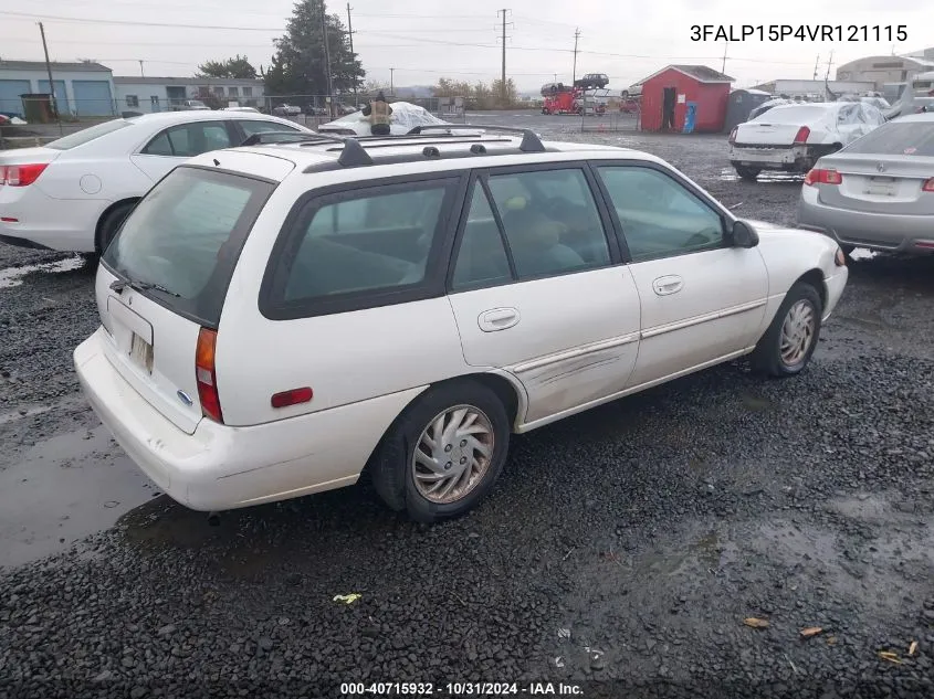 1997 Ford Escort Lx VIN: 3FALP15P4VR121115 Lot: 40715932