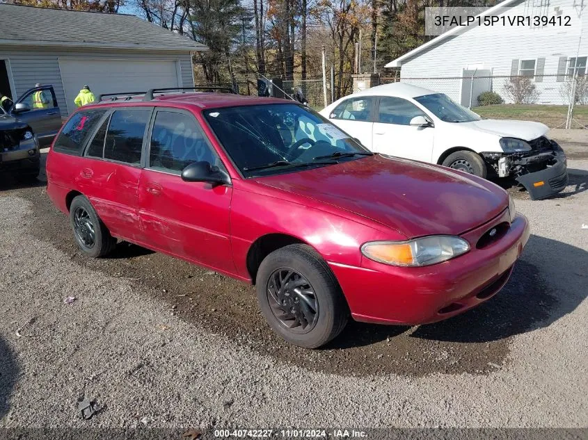 1997 Ford Escort Lx VIN: 3FALP15P1VR139412 Lot: 40742227