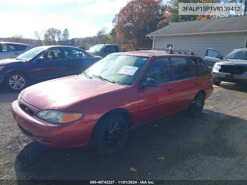 1997 Ford Escort Lx VIN: 3FALP15P1VR139412 Lot: 40742227