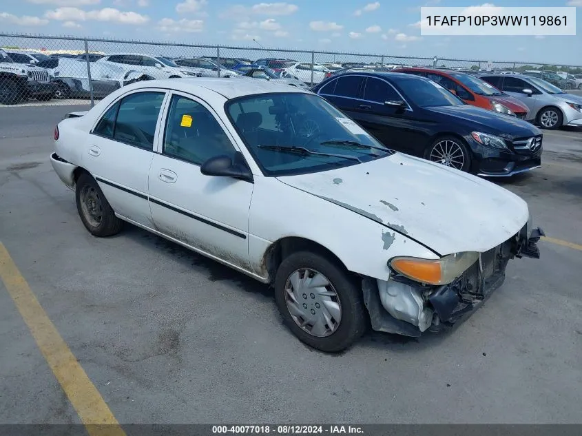 1FAFP10P3WW119861 1998 Ford Escort Lx