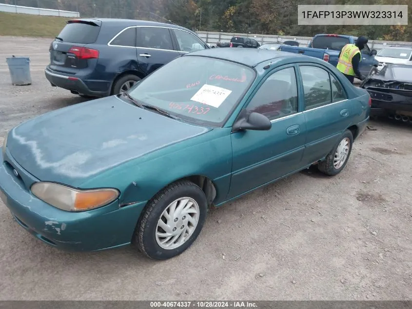 1FAFP13P3WW323314 1998 Ford Escort Se/Sport