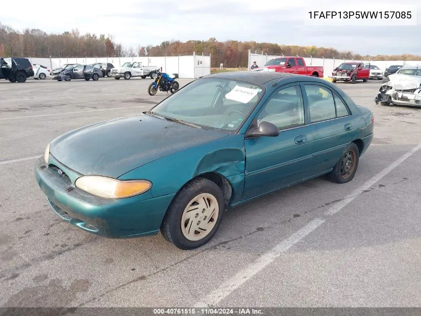 1998 Ford Escort Se VIN: 1FAFP13P5WW157085 Lot: 40761515