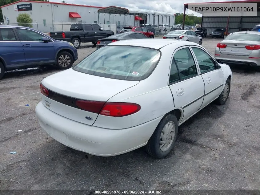 1999 Ford Escort Lx VIN: 1FAFP10P9XW161064 Lot: 40291978