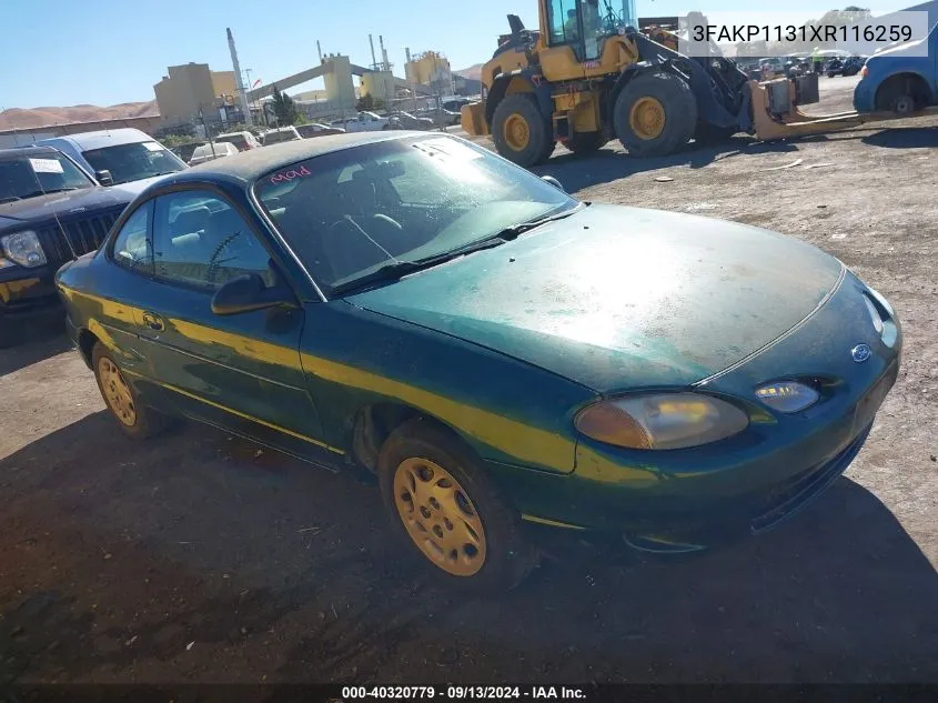 3FAKP1131XR116259 1999 Ford Escort Zx2 Cool/Zx2 Hot