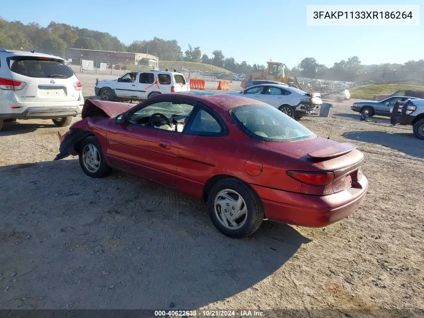 1999 Ford Escort Zx2/Cool/Hot VIN: 3FAKP1133XR186264 Lot: 40622638