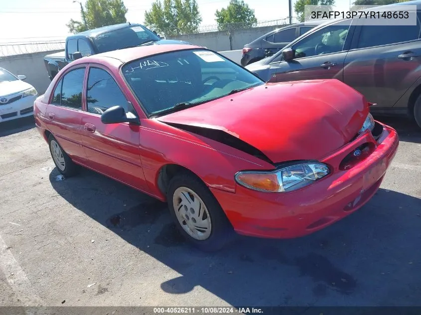 2000 Ford Escort VIN: 3FAFP13P7YR148653 Lot: 40526211