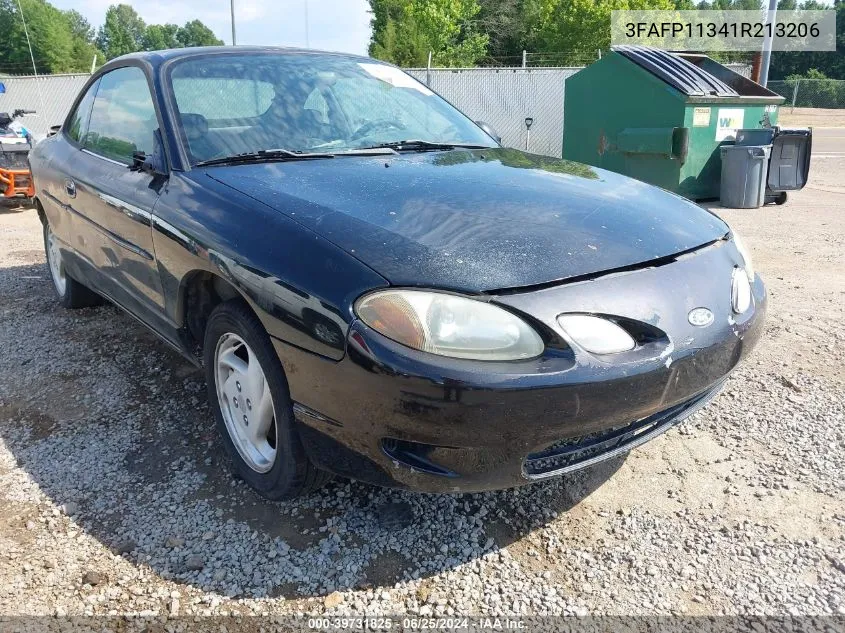 2001 Ford Escort Zx2 VIN: 3FAFP11341R213206 Lot: 39731825