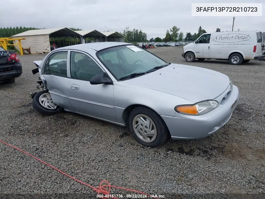 2002 Ford Escort Fleet VIN: 3FAFP13P72R210723 Lot: 40151736