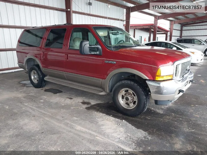 2001 Ford Excursion Limited VIN: 1FMNU43S41EC87857 Lot: 39293209