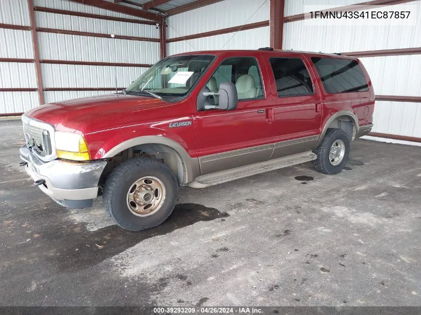 2001 Ford Excursion Limited VIN: 1FMNU43S41EC87857 Lot: 39293209