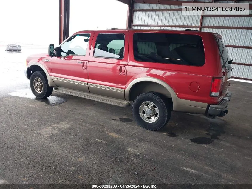 2001 Ford Excursion Limited VIN: 1FMNU43S41EC87857 Lot: 39293209