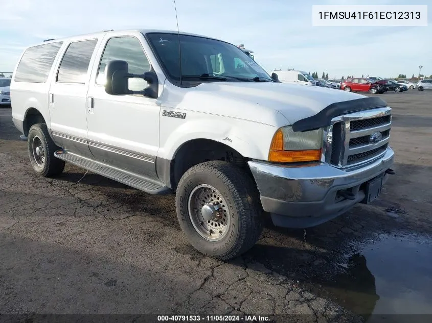 2001 Ford Excursion Xlt VIN: 1FMSU41F61EC12313 Lot: 40791533