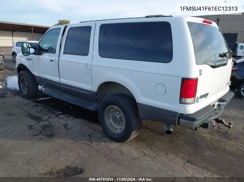 2001 Ford Excursion Xlt VIN: 1FMSU41F61EC12313 Lot: 40791533