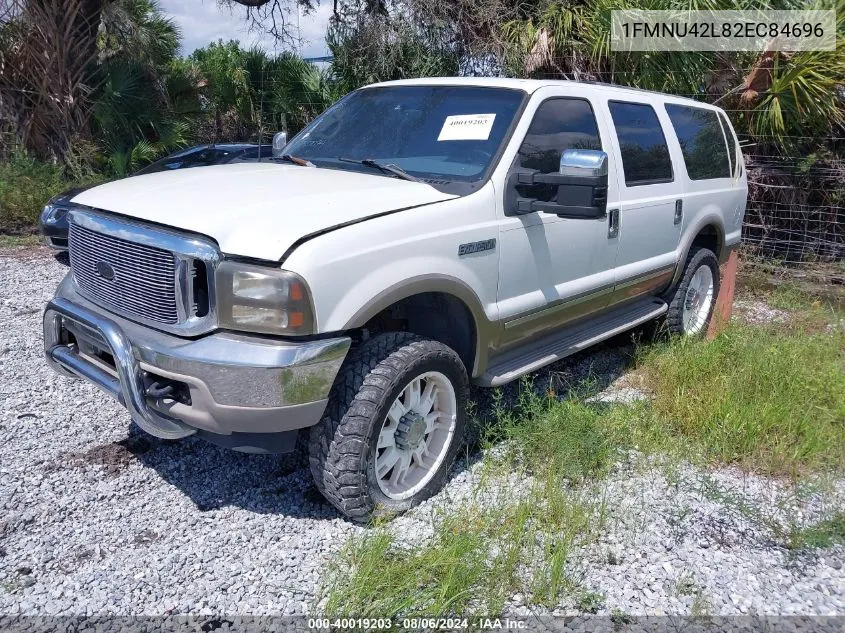 2002 Ford Excursion Limited VIN: 1FMNU42L82EC84696 Lot: 40019203