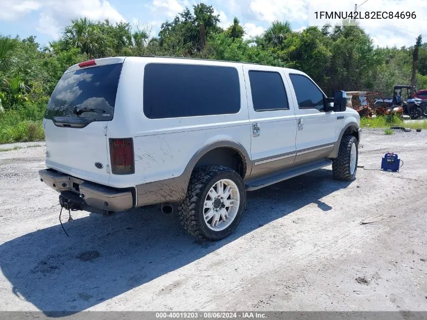 2002 Ford Excursion Limited VIN: 1FMNU42L82EC84696 Lot: 40019203