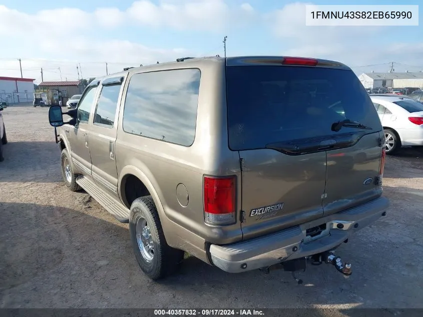 2002 Ford Excursion Limited VIN: 1FMNU43S82EB65990 Lot: 40357832