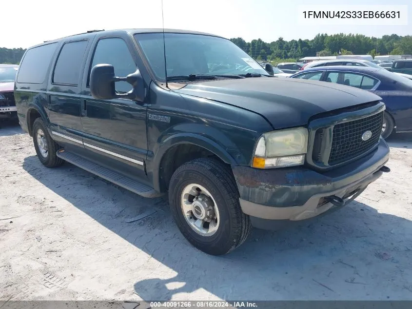 2003 Ford Excursion Limited VIN: 1FMNU42S33EB66631 Lot: 40091266