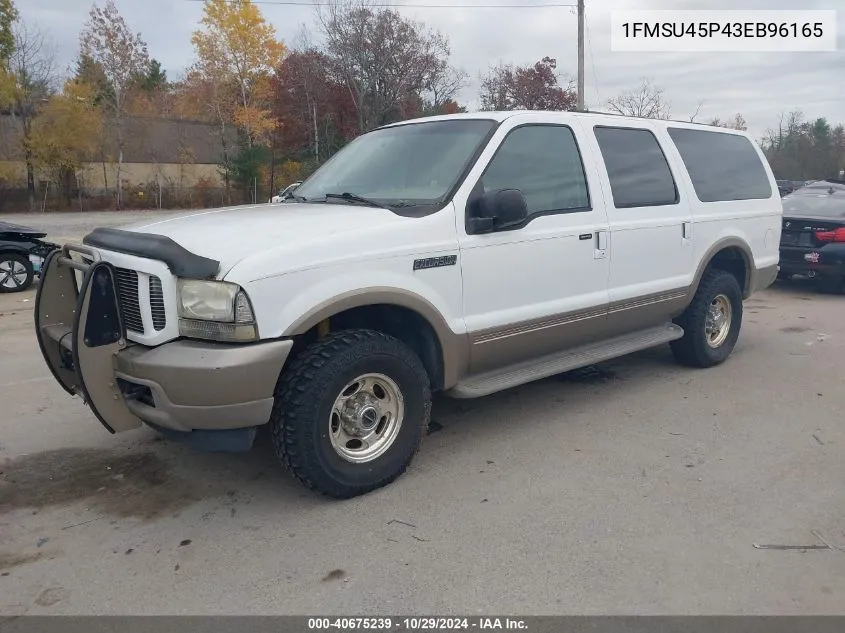 2003 Ford Excursion Eddie Bauer VIN: 1FMSU45P43EB96165 Lot: 40675239