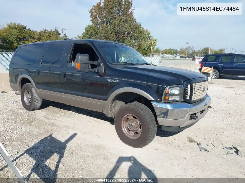 2004 Ford Excursion Eddie Bauer VIN: 1FMNU45S14EC74484 Lot: 40641522