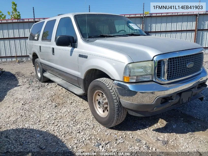 2004 Ford Excursion Xls/Xlt VIN: 1FMNU41L14EB41903 Lot: 40692394