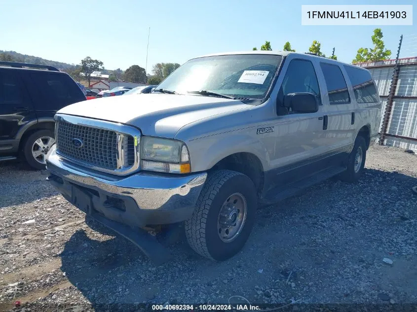 2004 Ford Excursion Xls/Xlt VIN: 1FMNU41L14EB41903 Lot: 40692394